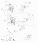Crankcase Covers PistonRings Crankshaft Camshaft Diagram and Parts List for 614277-0001-G1  Briggs and Stratton Engine